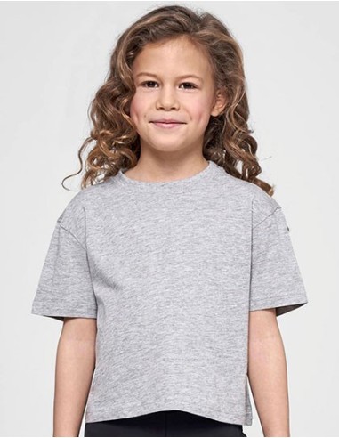 B-BY114-Girls Cropped Jersey Tee